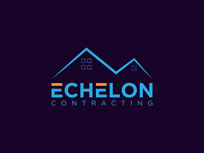 ECHELON CONTRACTING LOGO DESIGN brand branding company logo design graphic design illustration logo logo branding logo design ui vector