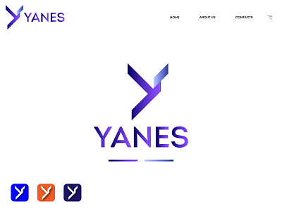 YANES Logo Design brand branding company logo design logo logo branding logo design vector