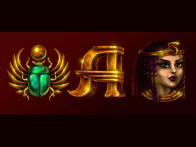 Icons for the online casino