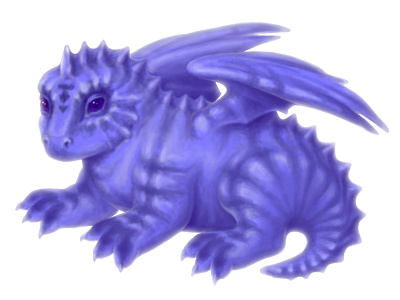 Little Dragon for the Game Dragonium character concept character design dragon game art illustration