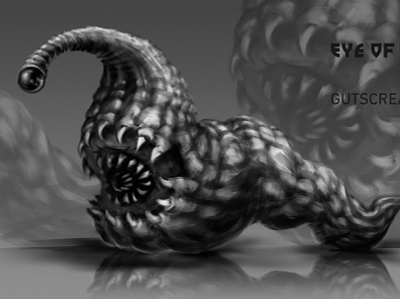 The Monster for the Game character design game art monster