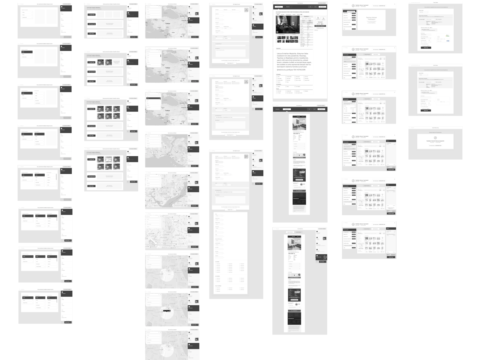 Desktop Wireframes By Murat Inan On Dribbble