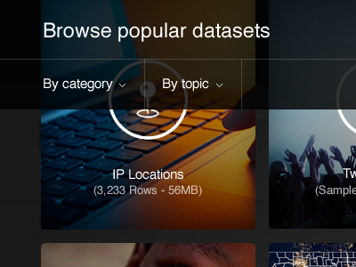 Browse popular datasets