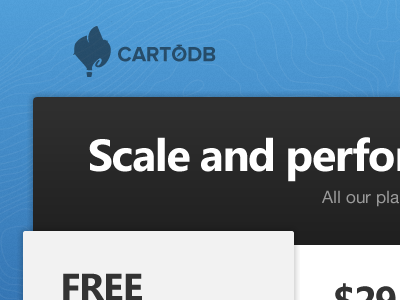 Launch new cartodb website cartodb commercial pricing website