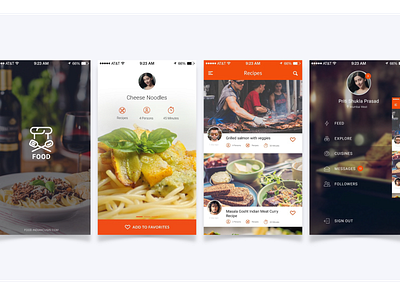 Design Portfolio app chefs design design mockups food food and beverage food app hotel app logo restaurant ui ux design ux