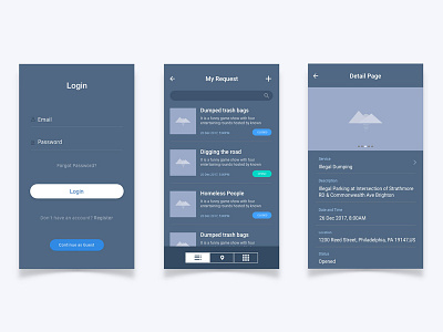 High Fidelity Wireframe