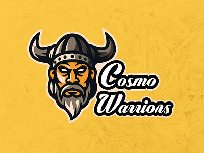 Cosmo Warriors Cricket Logo branding cosmos cricket cricket logo design icon illustration infographics logo typography vector