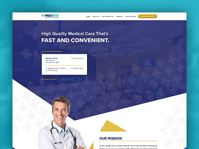 MedRite Urgent Care design medical medical design urgent care website website design wordpress wordpress design