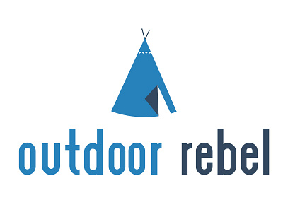 Outdoor Rebel Logo Concept concept logo