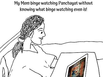 Mom’s binge watch too!