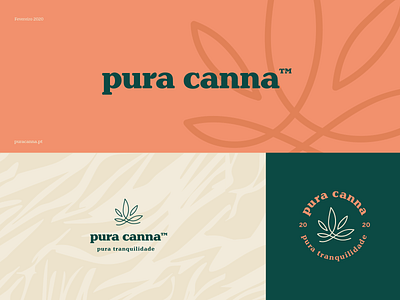 Pura Canna branding branding concept branding identity canna cannabis cbd cbd logo cbdoil earth logo logo design neutral premium pura smooth