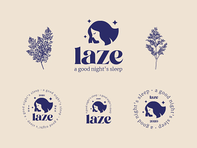 Laze brand cbd logo cbd oil cdb brand display logo vintage