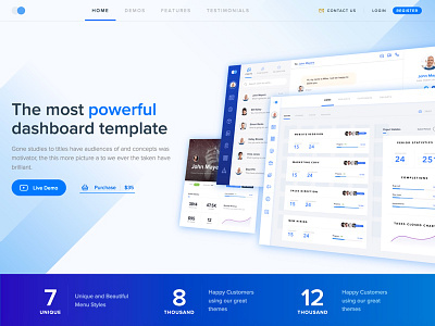 Landing page animation for admin dashboard HTML template admin dashboard animation bootstrap admin charts clean admin landing page light admin line chart side menu simple dashboard