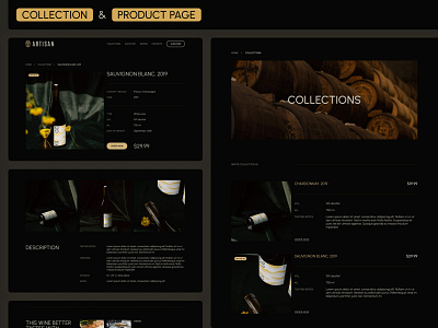 Artisan - Webflow template - Сollections & Product page