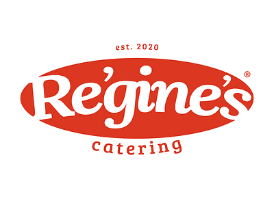 Re'gine's Catering Logo catering catering logo catering services design flat food icon logo typography