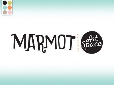 Marmot Art Space lettering logo spokane