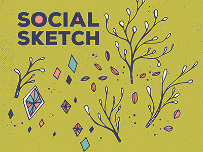 Social Sketch poster sketch