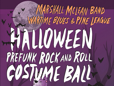 Halloween Show Poster halloween lettering poster