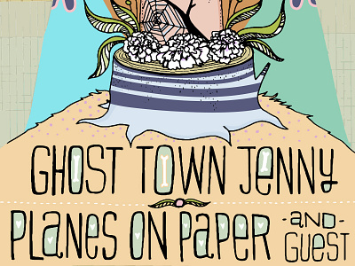 Ghost Town hand drawn lettering