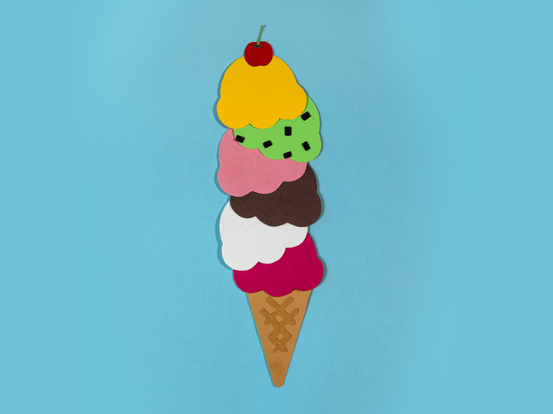 Scoopsie Lime, ice cream scoop Art Toy on Behance