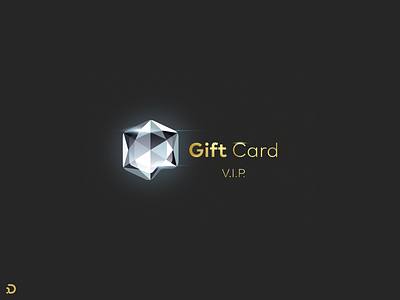 Gift Diamond! card mockup design diamond diamond logo furniture gift gift card gift cards giftcard illustration khooger logo logo deisgn persian rounded corner website