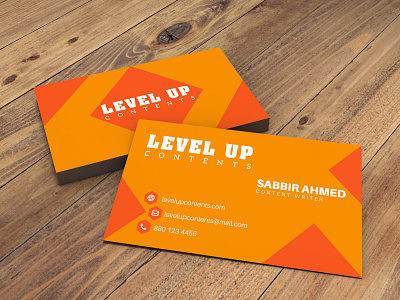 Business Card Design for Content Creator