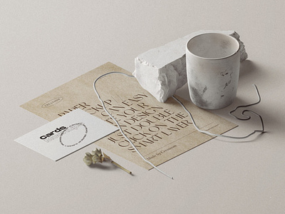 Paper And Card Mockus For Branding Projects Isometric