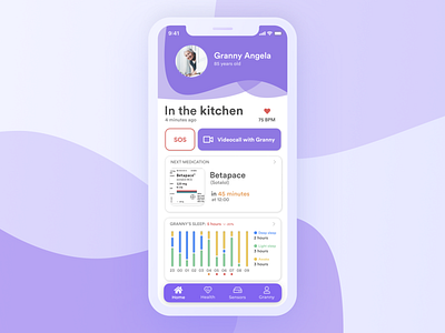 Caregivers App: Elderly Health Monitoring App