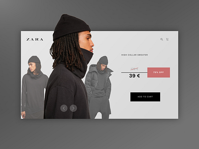 Daily UI 036 - ZARA Special Offer daily 100 challenge ecommerce product ui zara