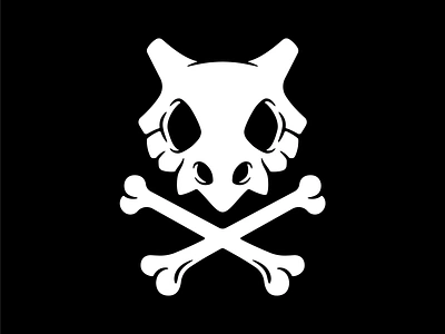 Cubone Crossbones bone character creative crossbones cubone flag illustraion jolly roger n6 narrative 6 pirate pokemon pokemon go pokémon skull skull and crossbones