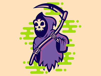Reaper bone bones cloak death ghost grim purple reaper scythe skeleton smoke