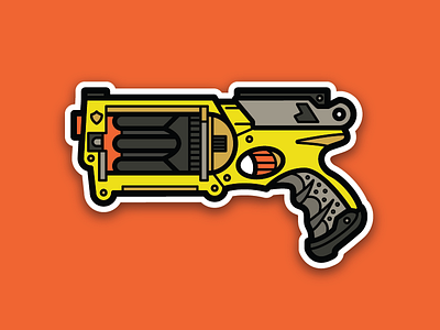 Nerf bullet christmas contest gun icon nerf shoot sticker weapon