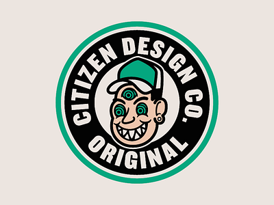 Citizen Boy Original badge boy circle citizen logo original shirt t shirt tee type