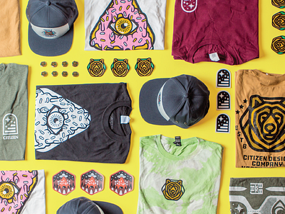 Summer Collection Lookbook apparel bear brand button citizen clothing collection donut hat sticker summer t shirt