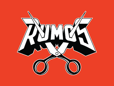 Rumos Barber Shop Tee band barber hair haircut metal metallica music scissors shop t-shirt tee thrasher