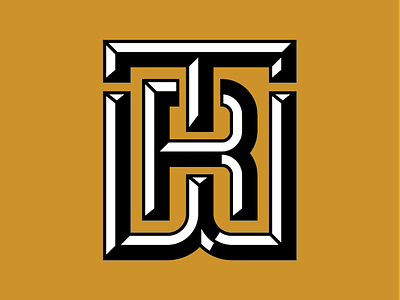 TRW branding flat letter logo mark r rw t tr trw type typeface