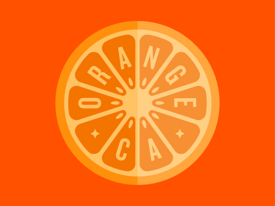 Orange, CA badge badge logo branding ca california circle logo fruit fruit badge fruit icon fruit logo icon la logo orange orange badge orange county orange icon orange juice orange logo sticker