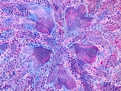 Floral Organic Pattern art licensing floral floral pattern surface design surface pattern design watercolor watercolor pattern