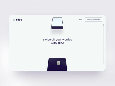 New Slice Website aftereffects animation branding cinema4d design motion design octanerender scroll animation slice ui ux web