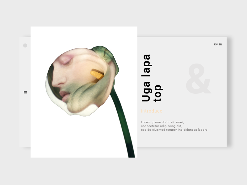 Uga lapa top ux ui design creative portfolio website wordpress visual identity portfolio minimalism minimal creative agency creative clean web art