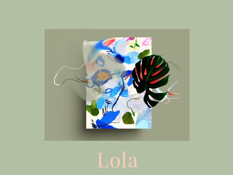 Lola art portfolio art board wordpress web portfolio ui website creative agency creative portfolio creative visual identity design art
