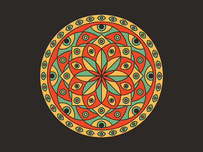 032021 flat geometric geometry graphic design illustration illustrator mandala psychedelic sacredgeometry
