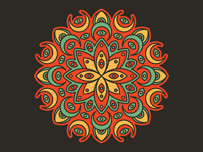 I’m thankful to be alive. design geometric geometry graphic design illustration mandala mandalas psychedelic sacred geometry vector
