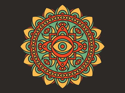 There's No Such Thing As Being The Best design geometric geometry graphic design illustration illustrator mandala psychedelic sacred geometry