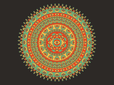 Past Life design geometric geometry graphic design illustration illustrator mandala psychedelic sacred geometry vector