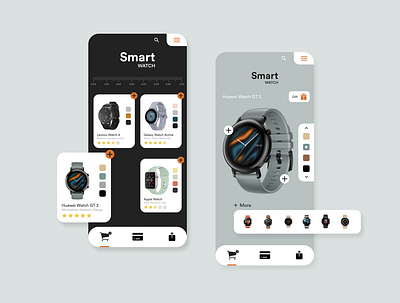 Smart watch - premium purchase app app design smart smartwatch ui ux watch web