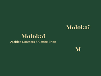 Molokai - Arabica Roasters & Coffee Shop branding coffee coffeeshop graphicdesign identity logo vector