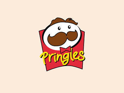 Pringles - Logo Rebranding branding design gravit designer illustration minimalist photoshop pringles rebranding vector art