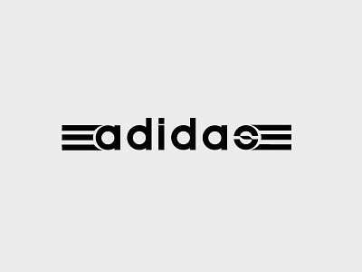 Adidas Rebranding adidas design illustrator minimalist rebranding