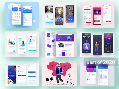 My Best design 2020 2020 2020 trend 2020 ui trends app design 2020 best design 2020 best of 2020 branding dribbble 2020 dribbble best shot ecommerce app happy new year illustration illustration 2020 minimal app design minimalism mobile app design ui design